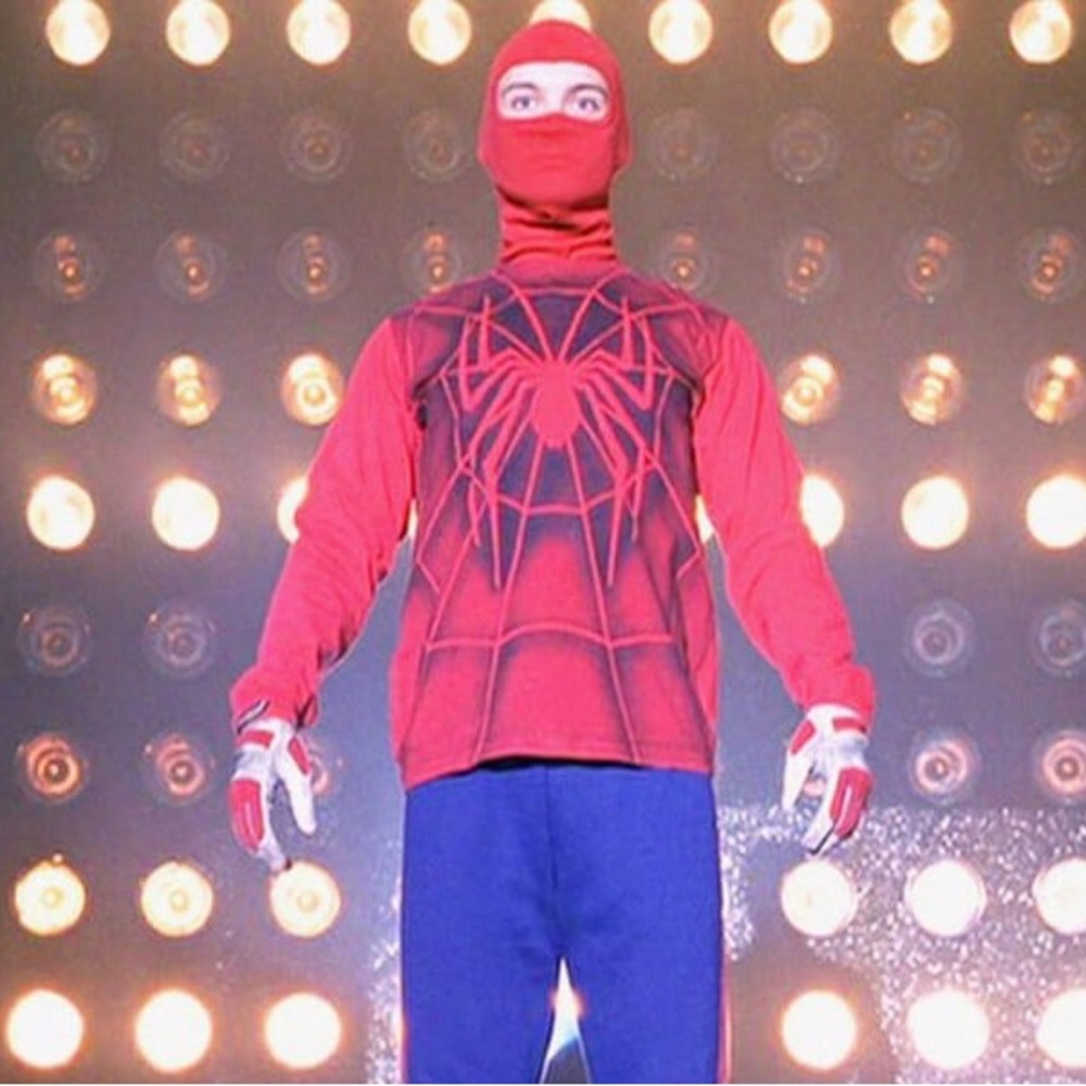 The “Human Spider” long sleeve t shirt sz L